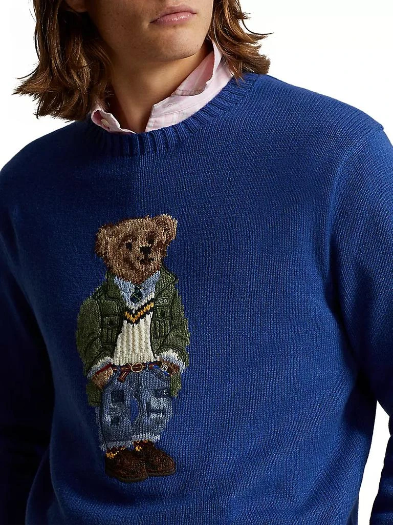 Polo Ralph Lauren Bear Cotton Crewneck Sweater 5
