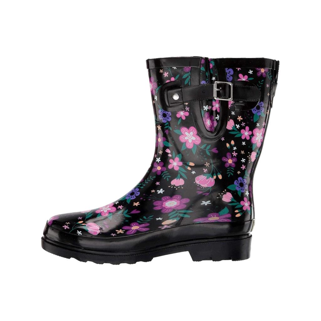 Western Chief Waterproof Mid Rain Boot Blossoming  2110531P-981 Women's