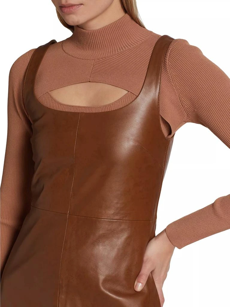 Shop Delaney Leather Minidress on Sale at BeyondStyle  Get 41% Off Delaney  Leather Minidress with Limited-Time Flash Deals, Exclusive Discounts, and  Special Offers. Enjoy Unbeatable Savings on Delaney Leather Minidress,  Compare