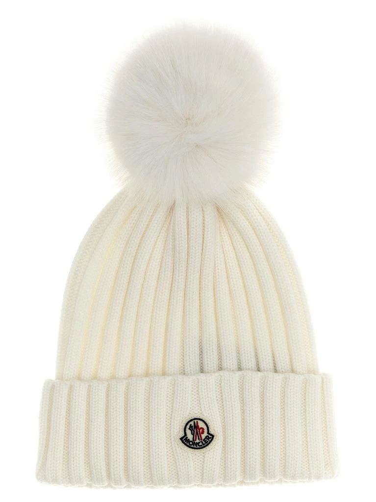 Moncler Moncler Pompom Detailed Knitted Beanie 1