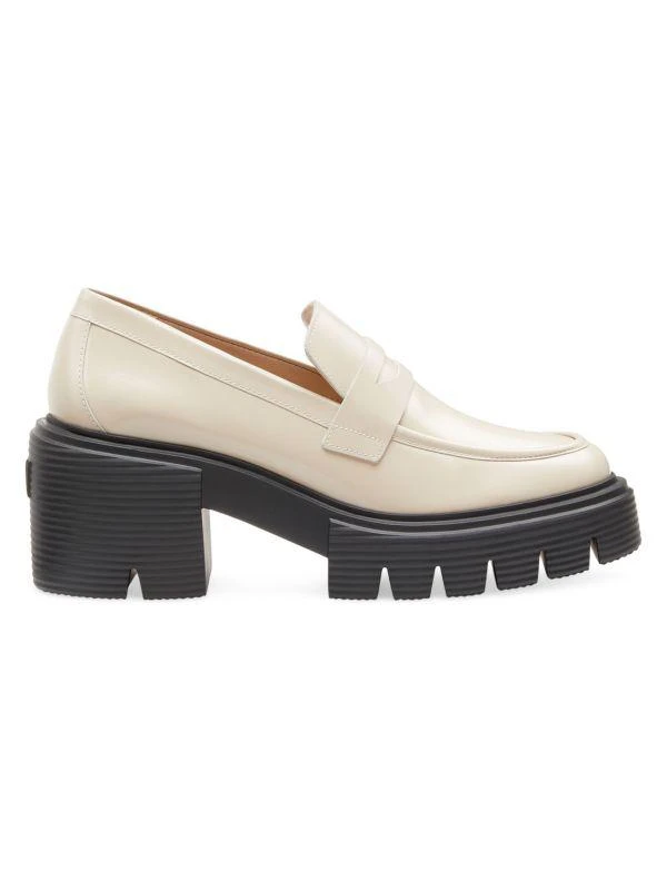 Stuart Weitzman Soho Leather Penny Loafers 1