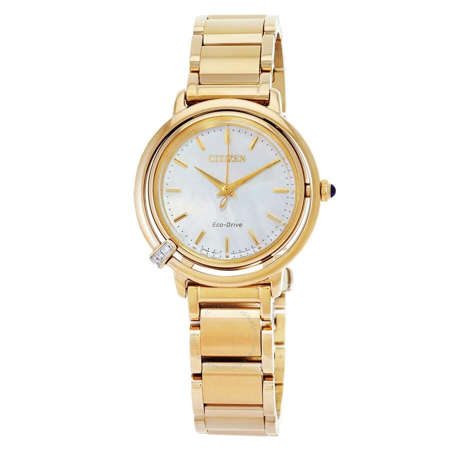 Citizen L Eco-Drive Mother of Pearl Dial Ladies Watch EM1092  display picture 1