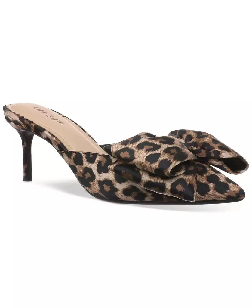On 34th Alaynaa Pointed-Toe Bow Mule Pumps, Exclusively at Macy's 1