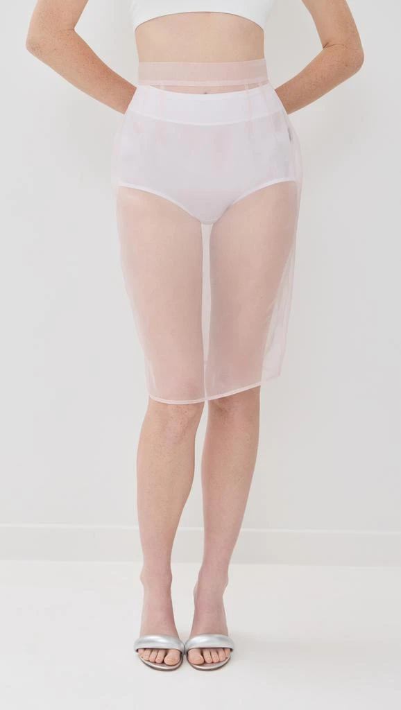 LaQuan Smith Silk Pencil Skirt 6