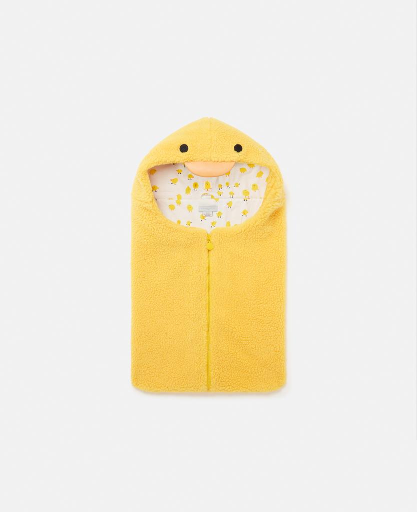 Stella McCartney Stella McCartney - Duckling Hooded Zip-Up Blanket, Woman, Yellow