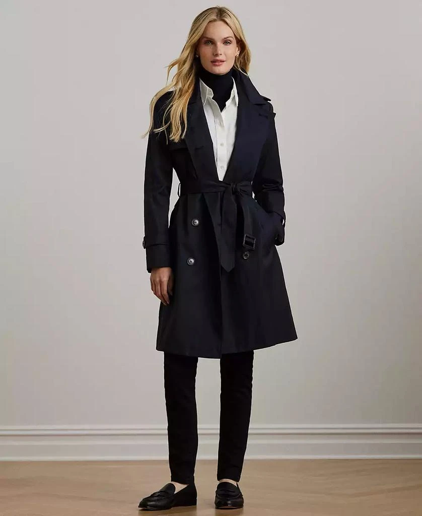 Ralph Lauren Women's Belted Water-Resistant Trench Coat 1