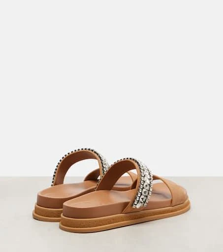 Jimmy Choo Jadi crystal-embellished suede slides 2