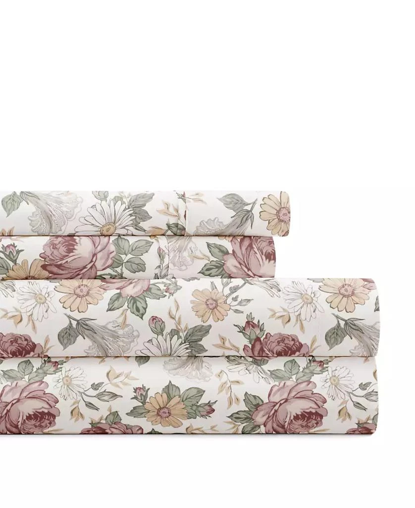 IENJOY HOME Delicate Blossoms 3-P.c. Sheet Set 4