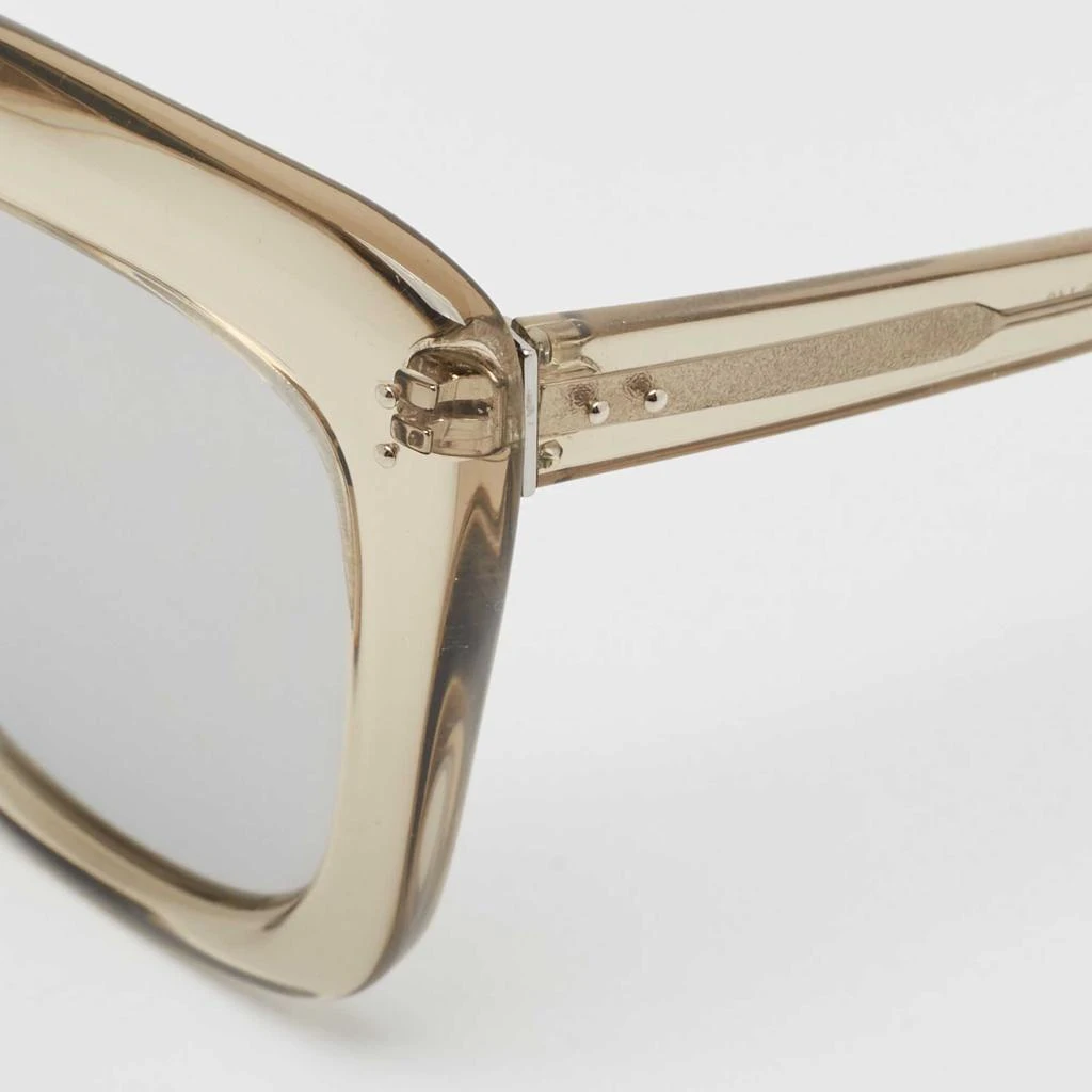 Linda Farrow Linda Farrow Grey/Silver Mirror LFL/556 Oversized Sunglasses 2