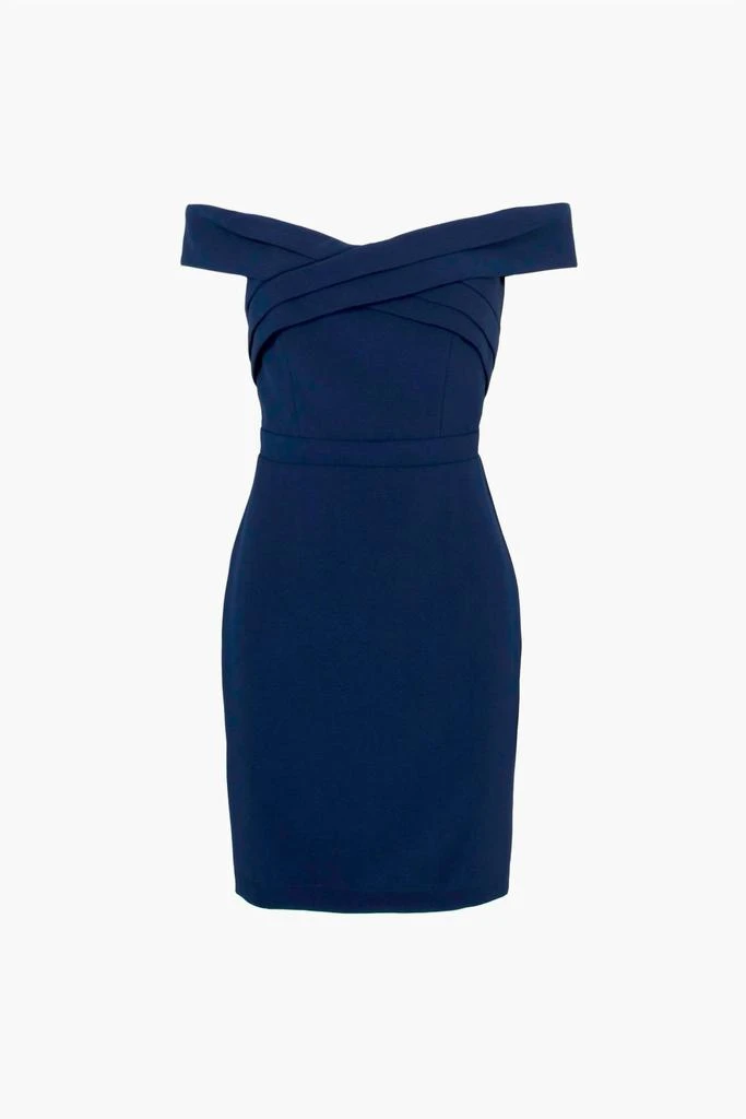 Adelyn Rae Adelyn Rae - Isla Off Shoulder Crepe Mini Dress 4