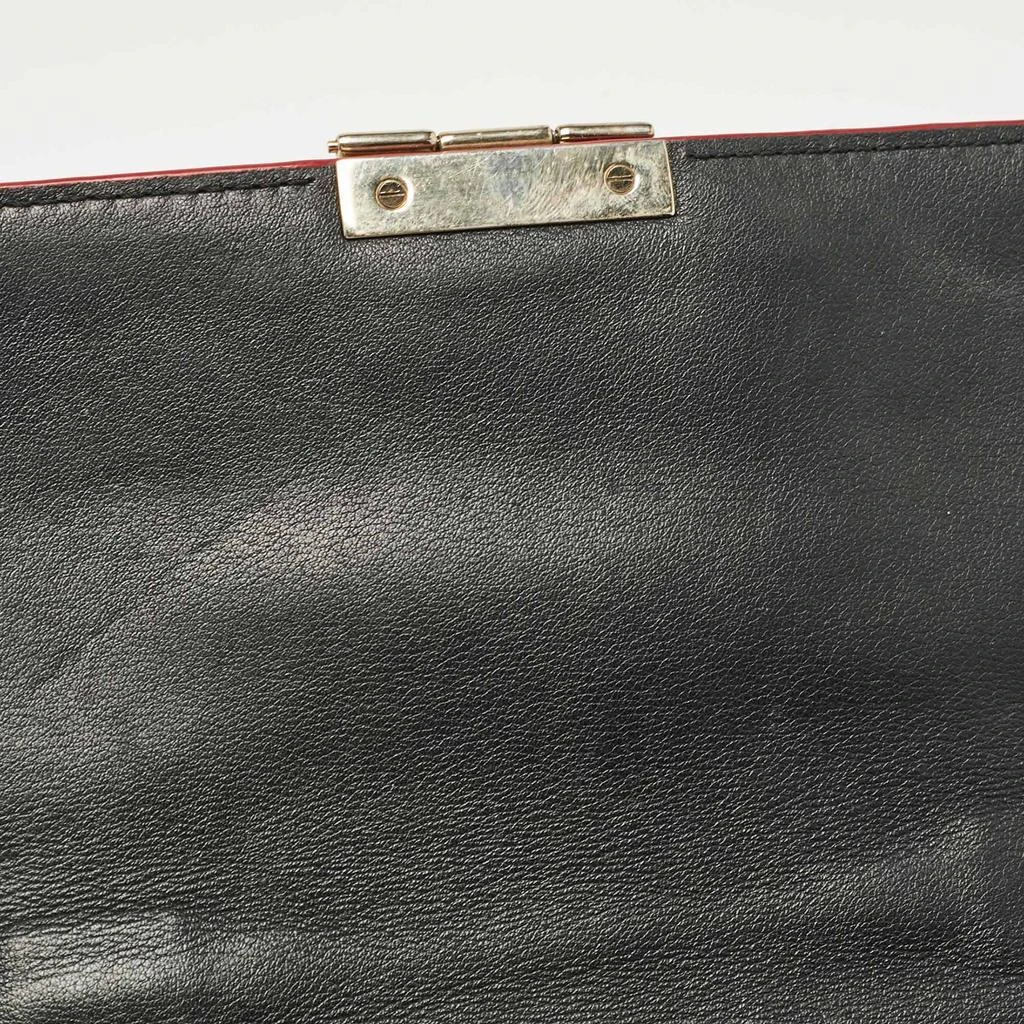 CH Carolina Herrera CH Carolina Herrera Black Embossed Leather Top Handle Bag 17