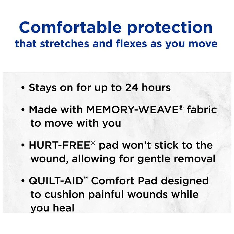 Band-Aid Flexible Fabric Adhesive Bandages All One Size 8