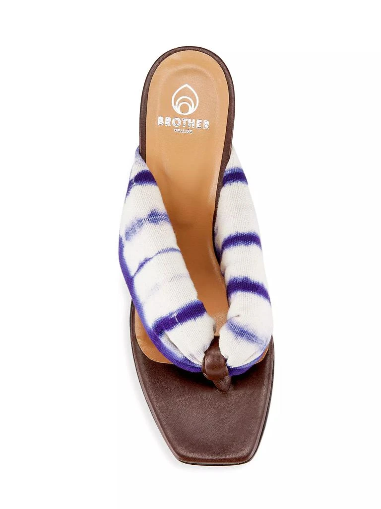 Brother Vellies Togo Tie-Dye High-Heel Sandals 5