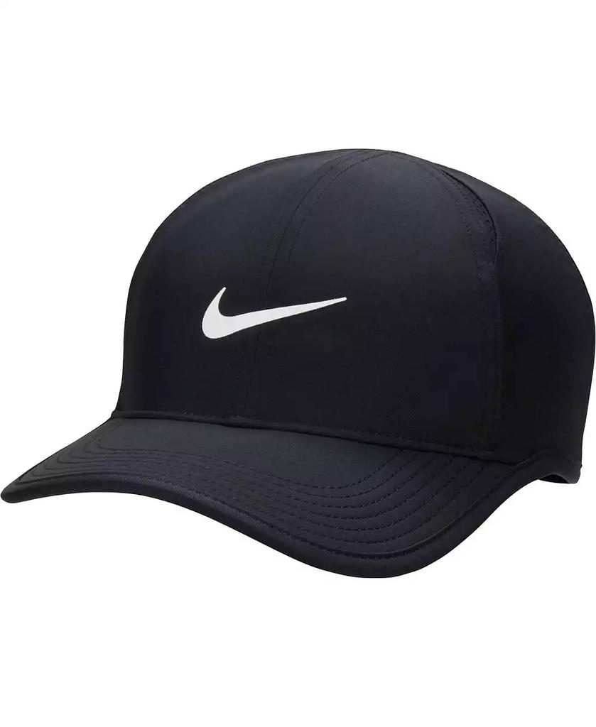 NIKE Men's and Women's Black Featherlight Club Performance Adjustable Hat