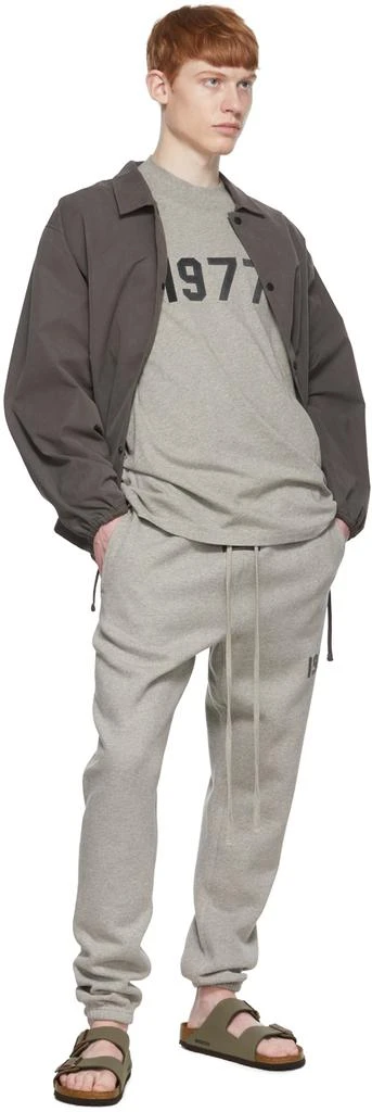 Essentials Gray Cotton Lounge Pants 4
