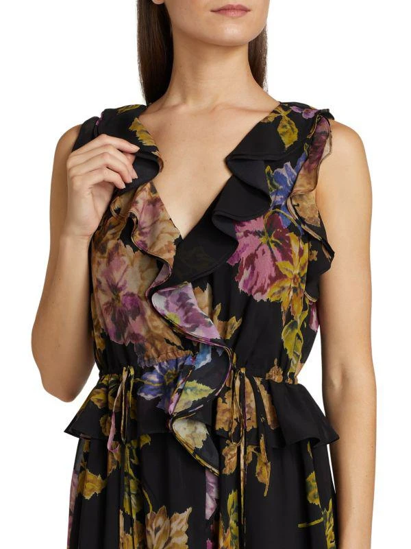 Kobi Halperin Lesley Floral Ruffled Maxi Dress 4