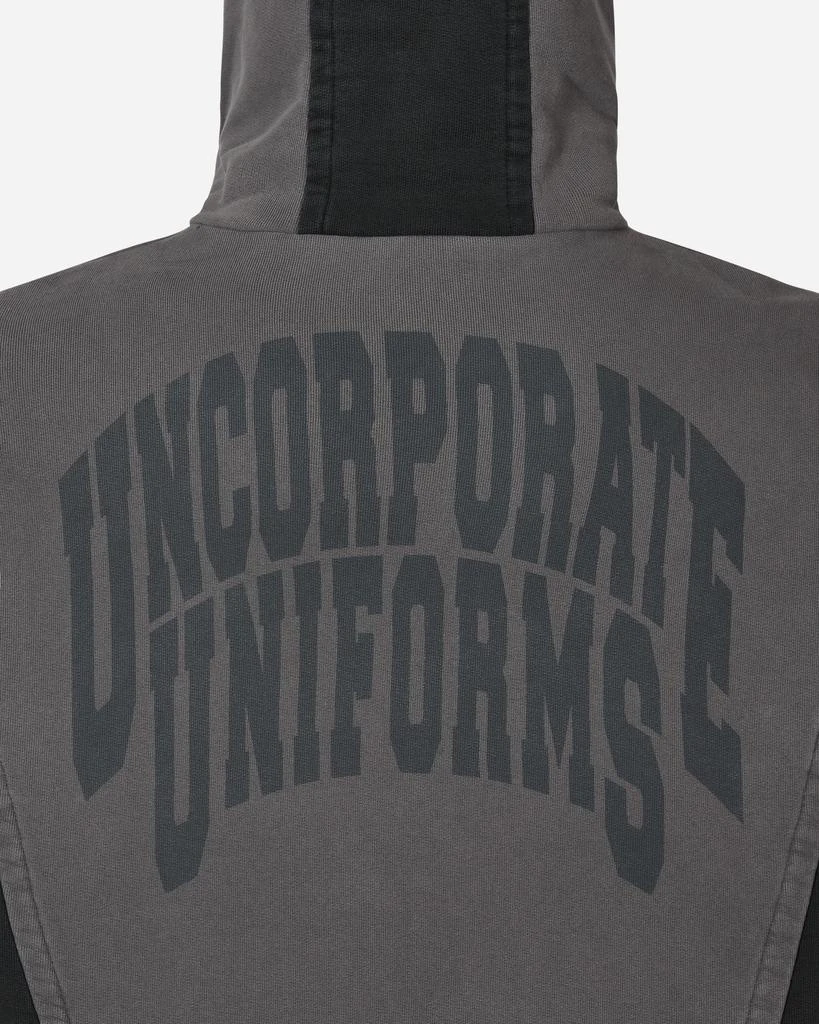 Slam Jam Panel Hooded Sweatshirt Grey / Black 7