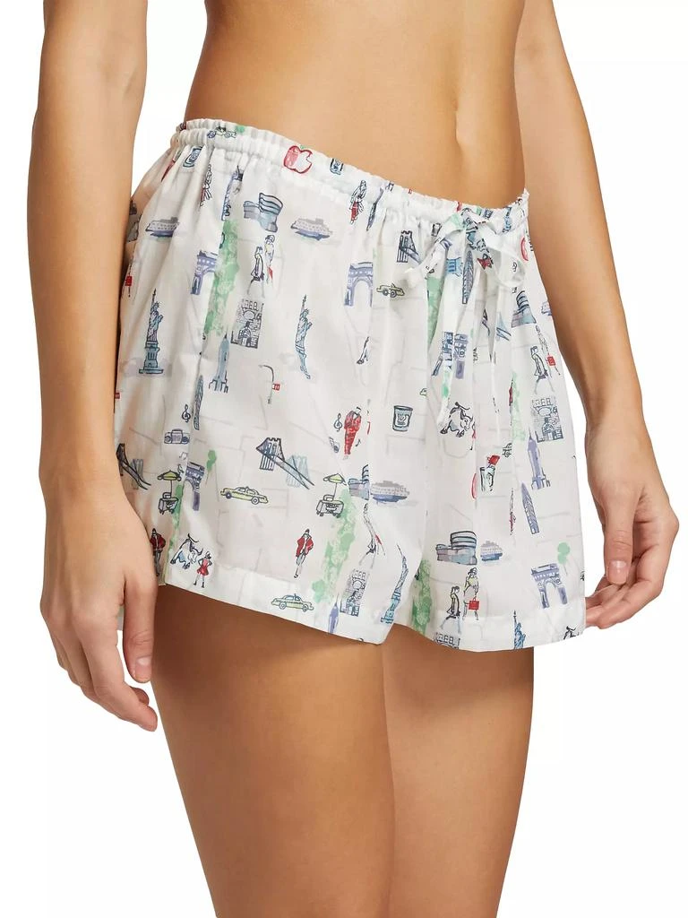 Pour Les Femmes New York Cotton Short Pajama 4