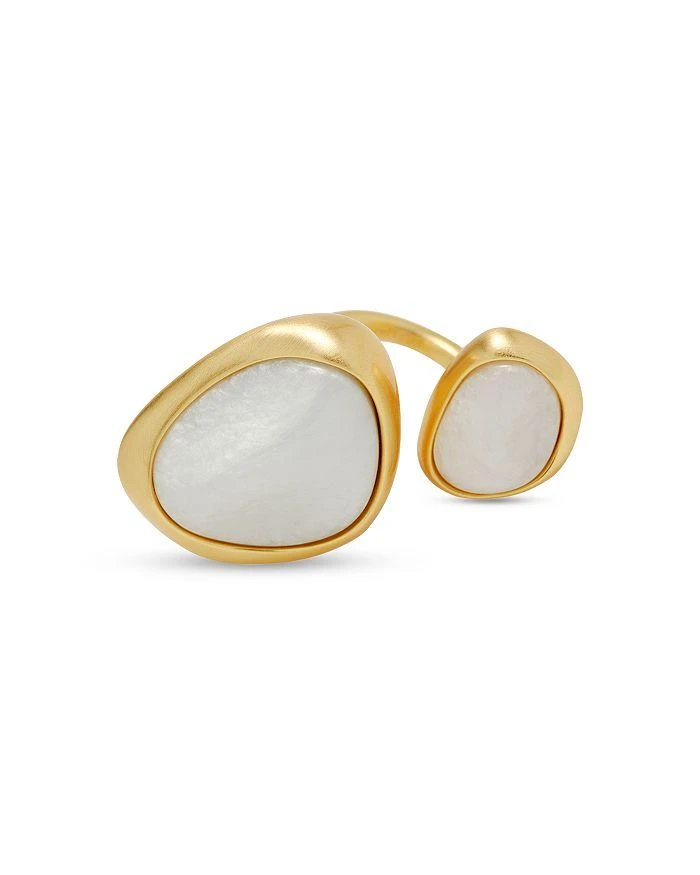 Cult Gaia Cleo Mother Of Pearl Open Ring