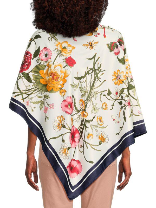La Fiorentina Printed Poncho