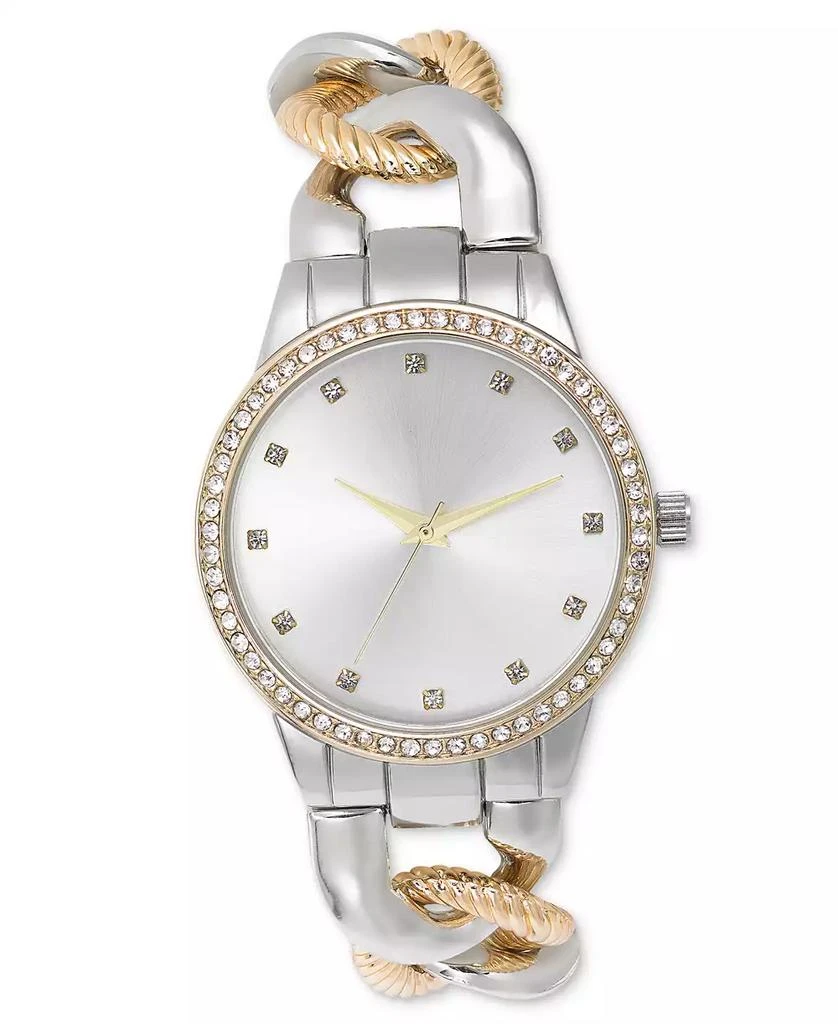 INC International Women's Two-Tone Chain-Link Bracelet Watch 40mm, Created for Macy's 1