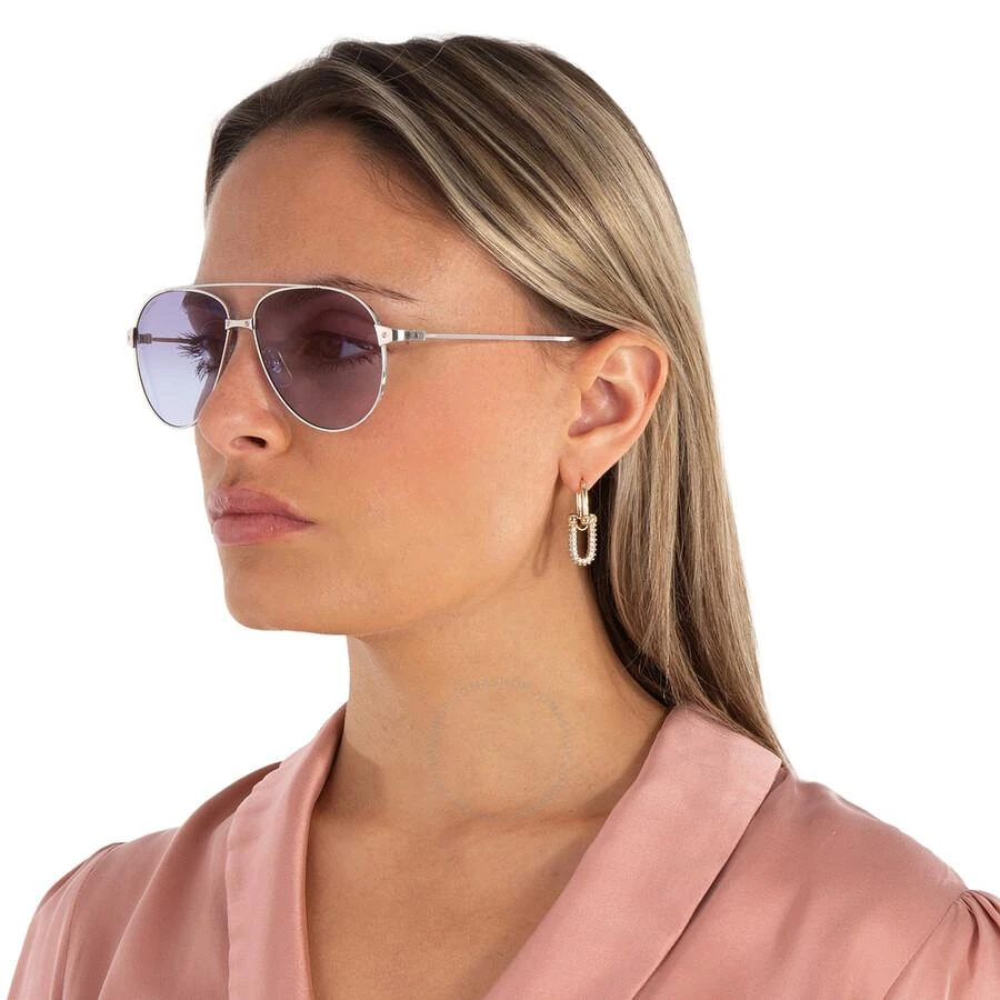 Cartier Violet Multi Treatment Pilot Ladies Sunglasses CT0298S 005 57 2