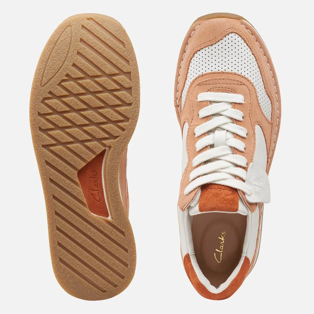 Clarks Clarks Craft Run Tor Suede and Leather Trainers 5
