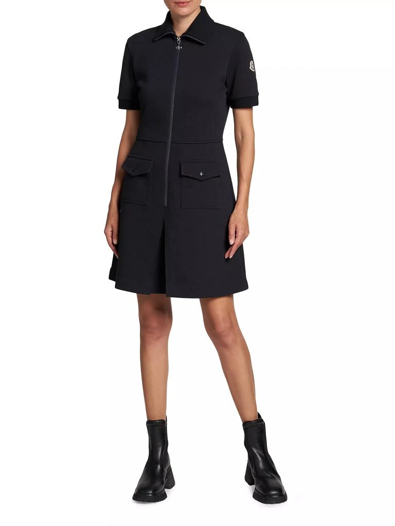 Moncler Cotton-Blend Minidress 2