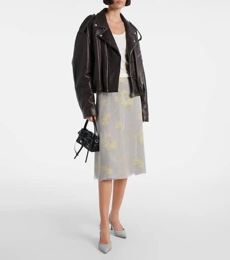 Gianvito Rossi Ascent 55 leather slingback pumps 3