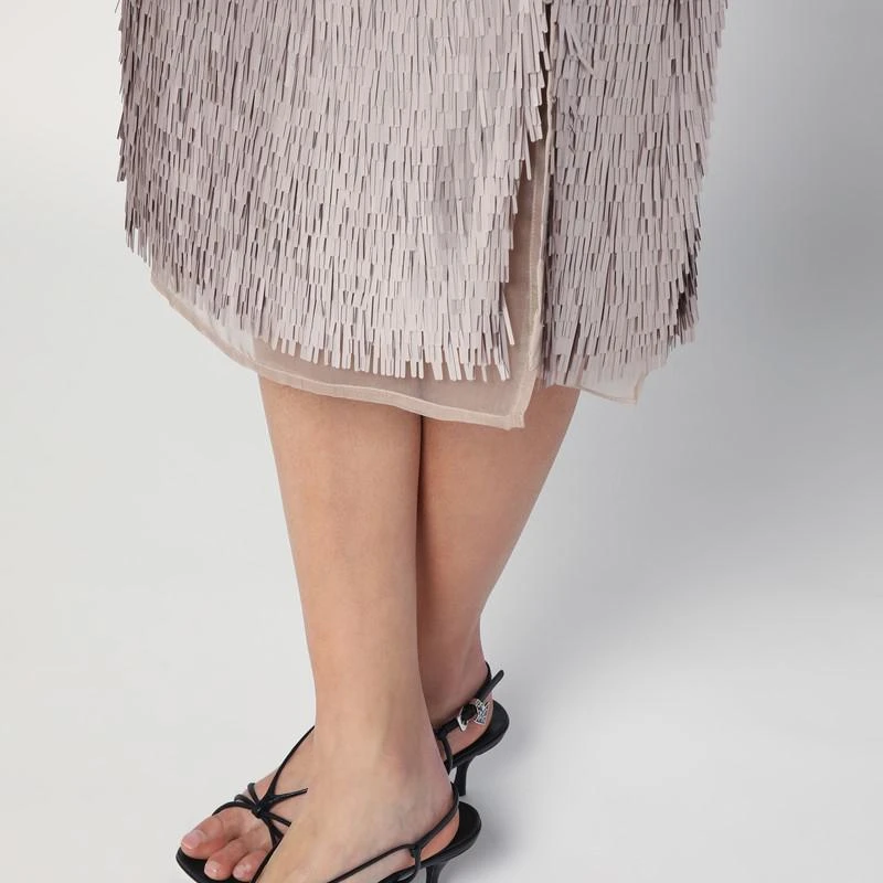 Róhe Pencil skirt with silver sequins 5