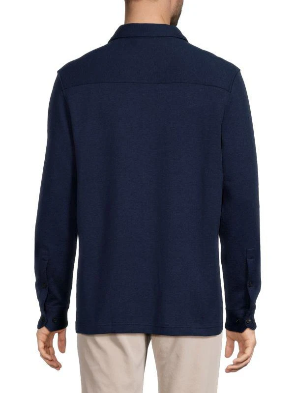 BUGATCHI Solid Pocket Shirt Jacket 2