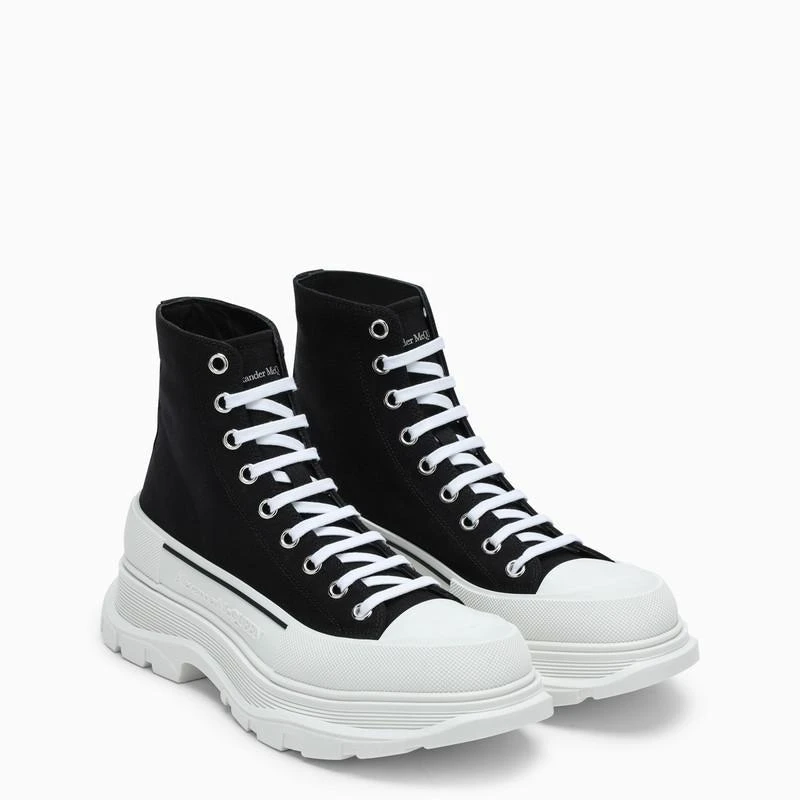 Alexander McQueen Alexander McQueen Canvas Tread Slick Boots 1