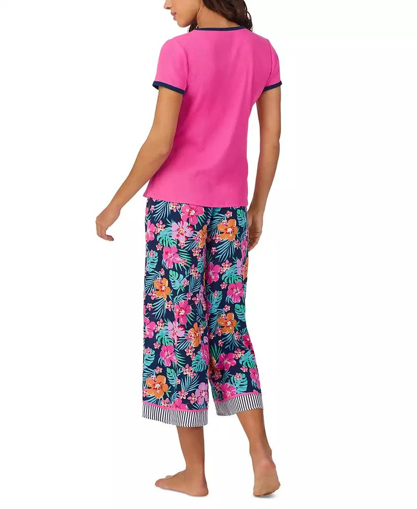 Cuddl Duds Women's Printed Cropped Pajama Set 5