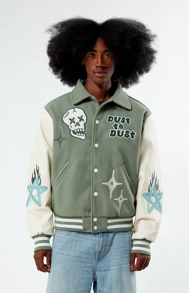 PacSun Dust To Dust Varsity Jacket 1