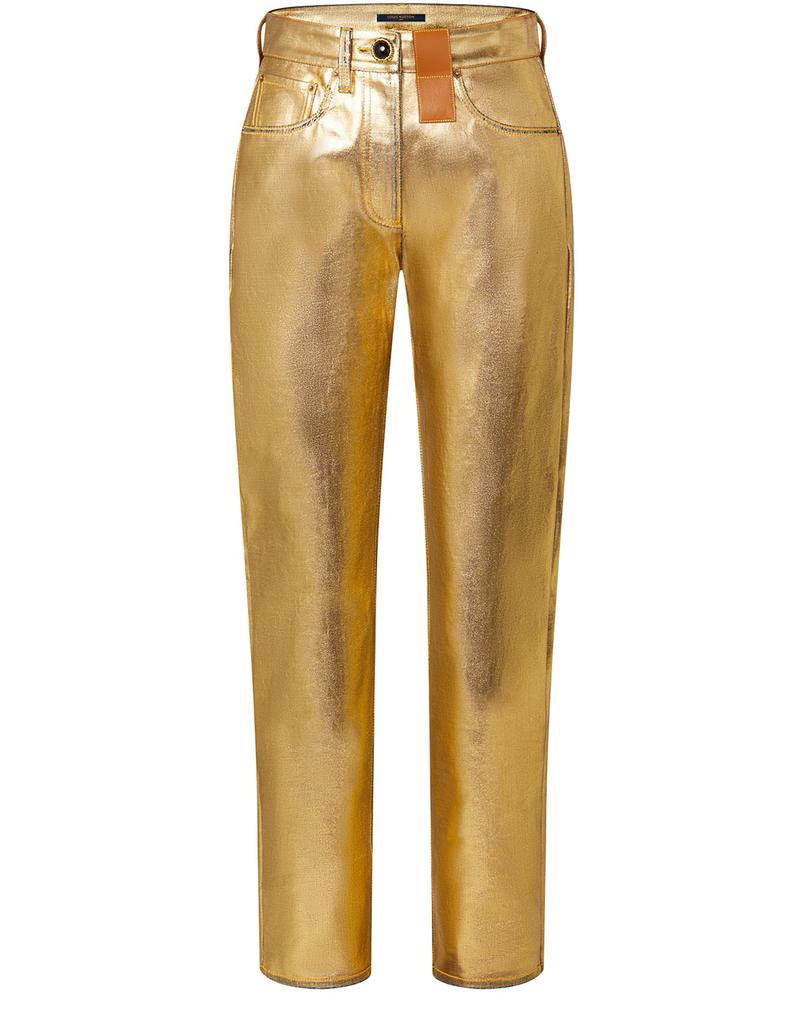 Louis Vuitton Golden Straight-Cut Jeans