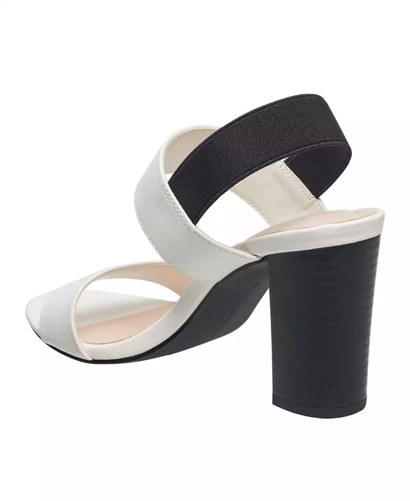French Connection Women's Dakota Double Band Sling Back High Heel Sandals 3