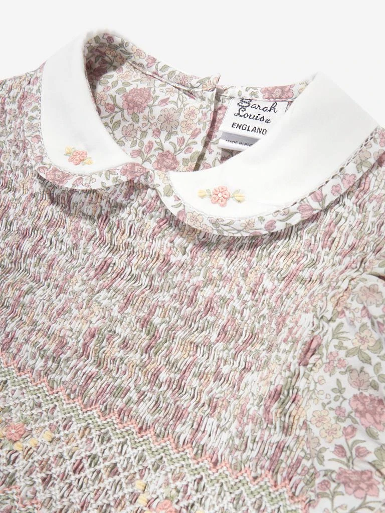 Sarah Louise Sarah Louise Girls Floral Cotton Dress in Multicolour 3