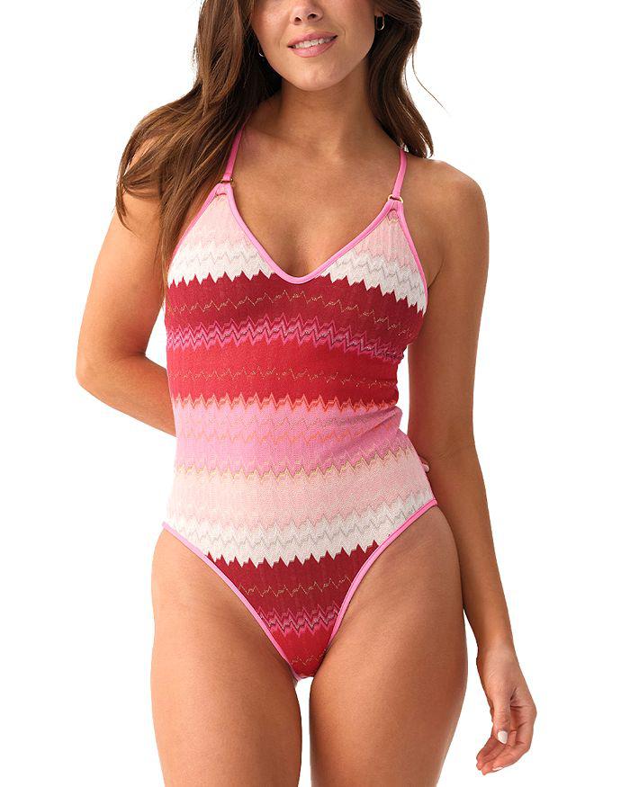PQ Swim Margot Striped Swimsuit