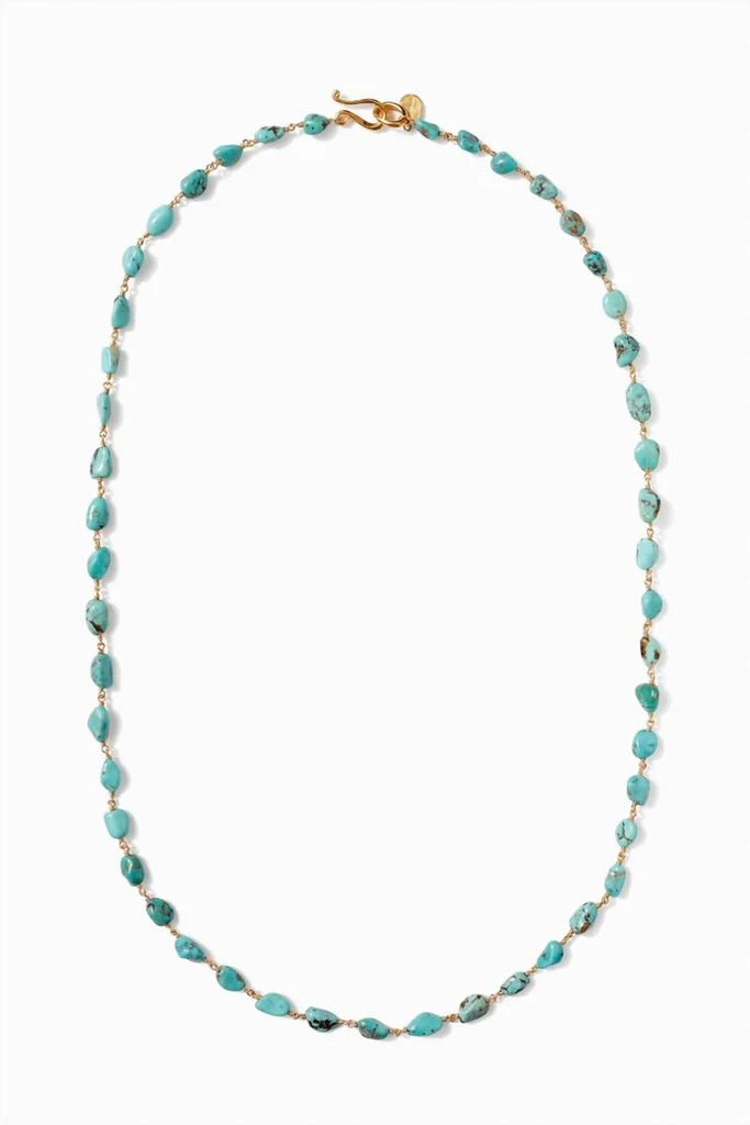 Chan Luu Women's Stone Nugget Necklace In Turquoise 1