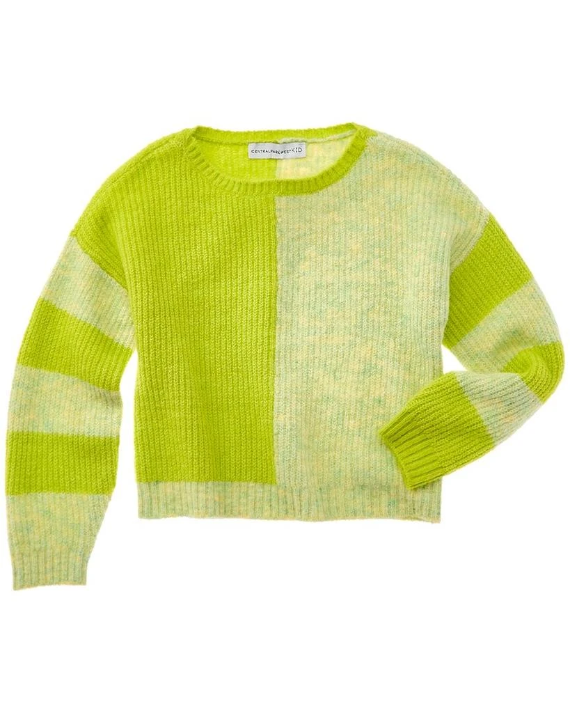 Central Park West Central Park West Livie Two-Tone Wool-Blend Sweater 1