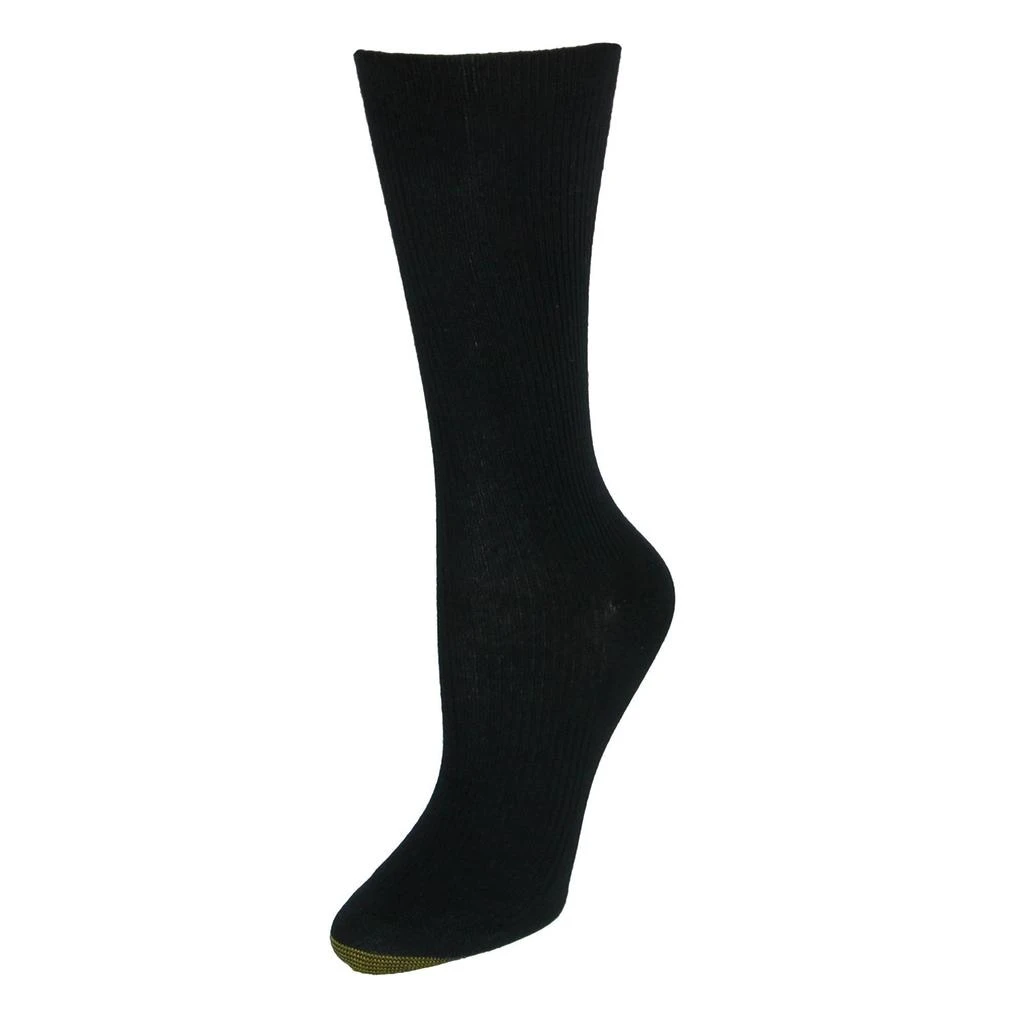 Gold Toe Women's Non Binding Ribbed Crew Socks (3 Pair Pack) 4