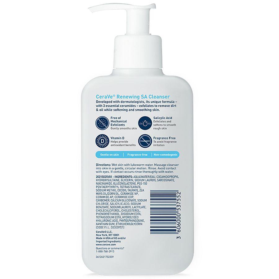 CeraVe Renewing SA Body Cleanser Fragrance Free Body Wash