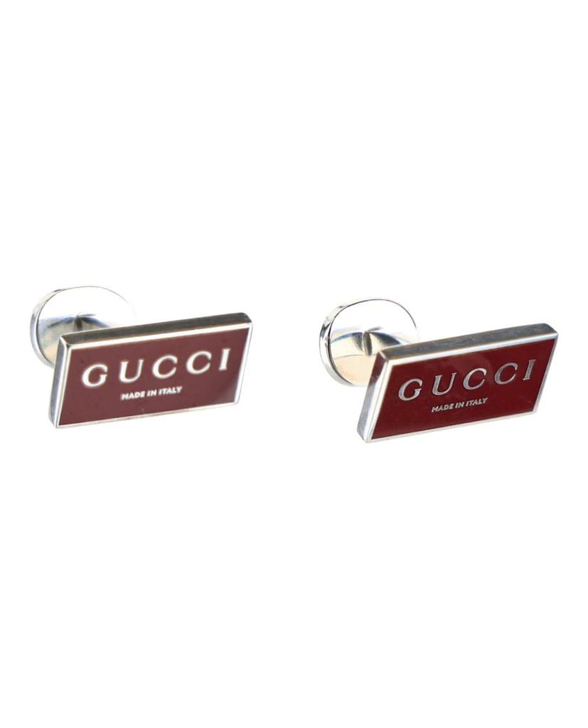 Gucci Trademark Enamel Cufflinks