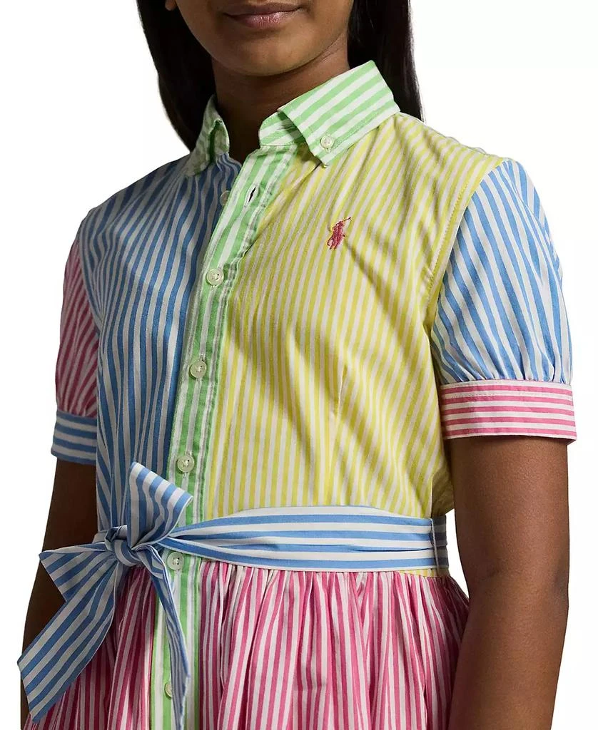 Ralph Lauren Big Girls Striped Cotton Fun Shirtdress 3
