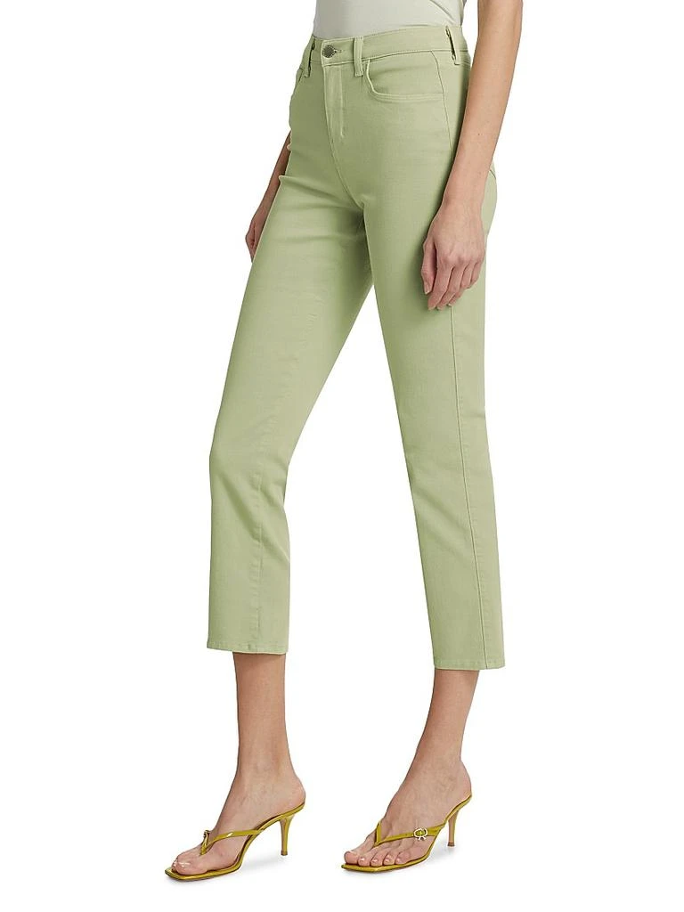 L'Agence Alexia High-Rise Cropped Cigarette Jeans 4