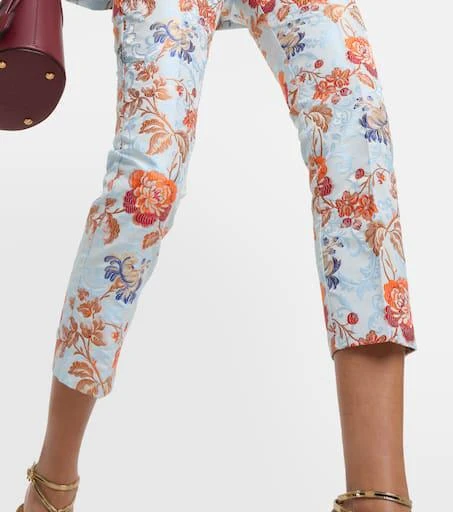 ETRO Floral jacquard pants 5