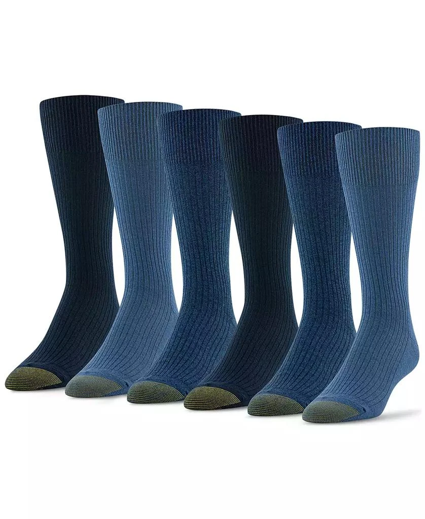 Gold Toe Men's 6-Pack Casual Stanton Socks 3