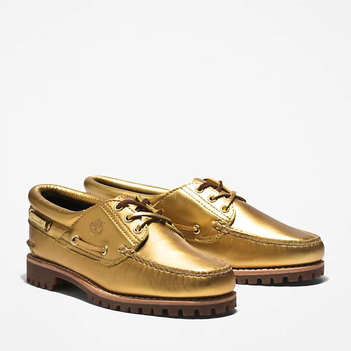 Timberland Noreen 3-Eye Lug Handsewn Boat Shoe for Women in