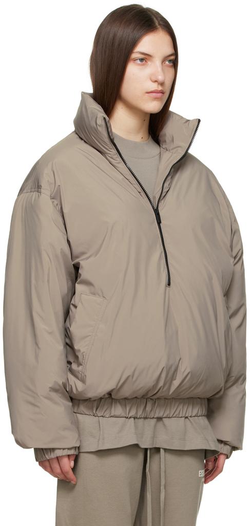Fear of God ESSENTIALS Taupe Polyester Jacket