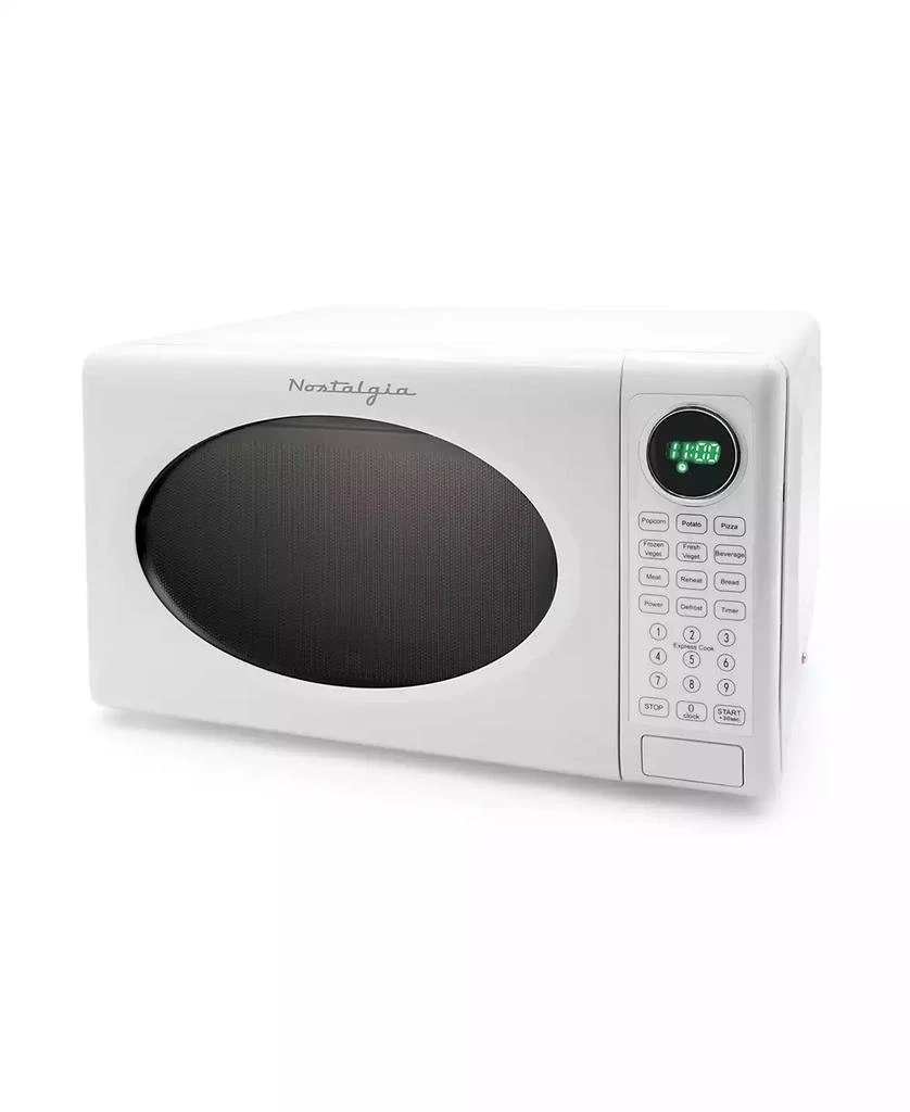 Nostalgia 0.7 Cubic Feet Retro Microwave Oven 1